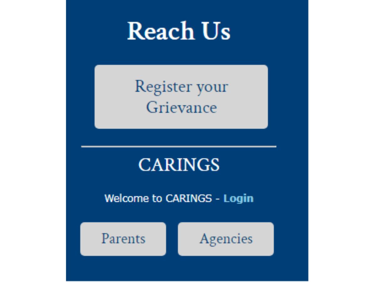 www.cara.nic.in parents login, cara registration form online