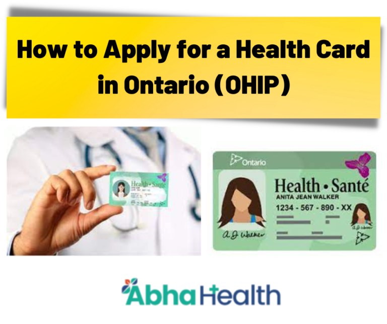 How To Apply For A Health Card In Ontario OHIP 2023   How To Apply For A Health Card In Ontario OHIP 768x644 