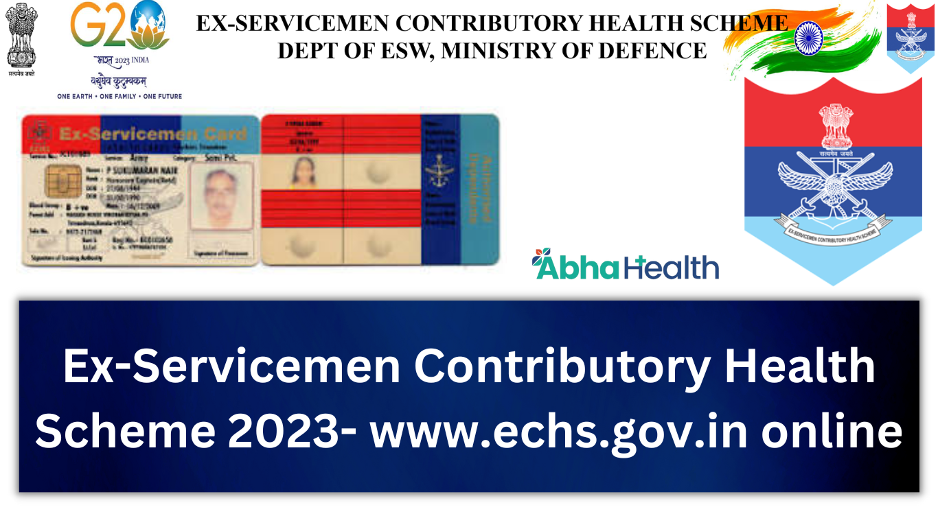 Ex-Servicemen Contributory Health Scheme 2023
