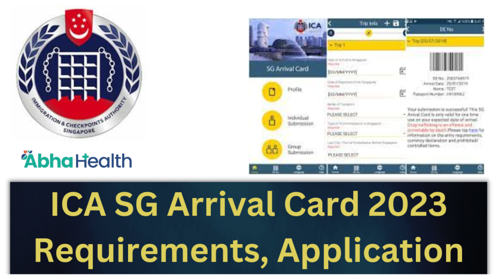 ICA SG Arrival Card 2023