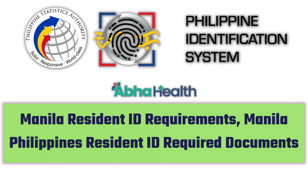 Manila Resident ID Requirements