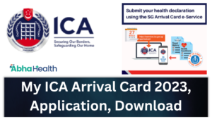 My ICA Arrival Card 2023