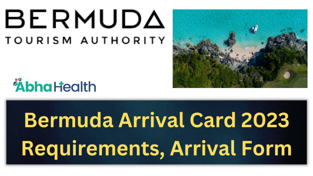 Bermuda Arrival Card 2023 