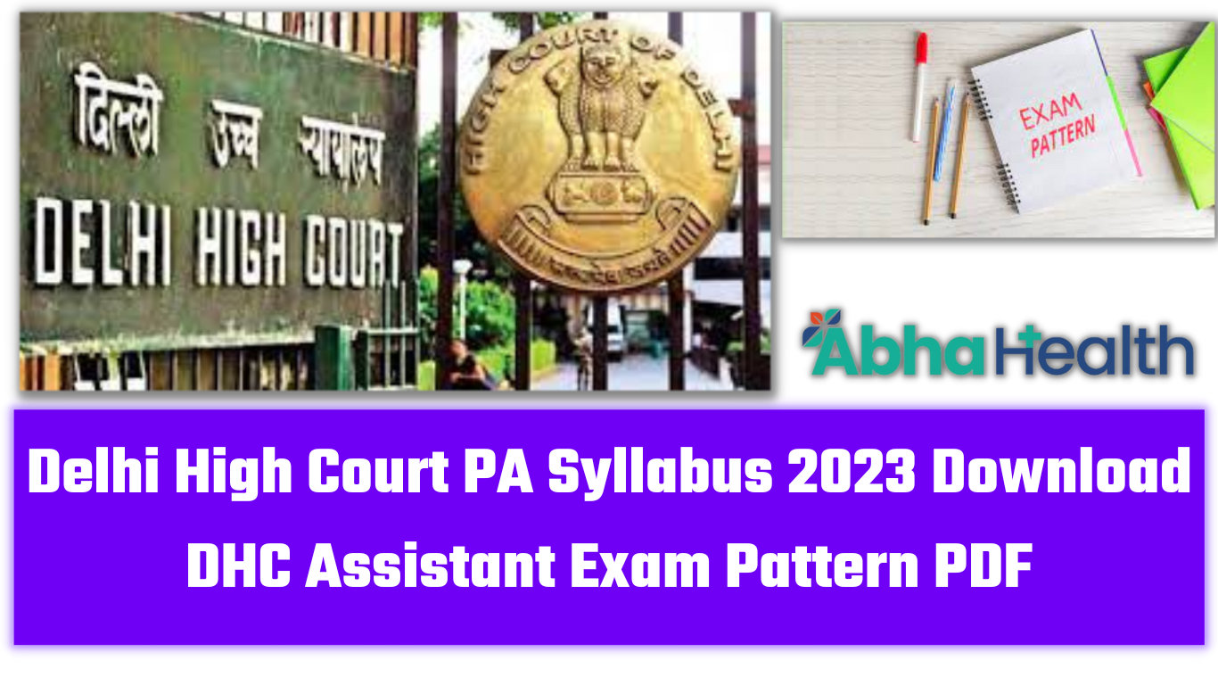 Delhi High Court PA Syllabus 2023