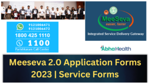 Meeseva 2.0 Application Forms 2023