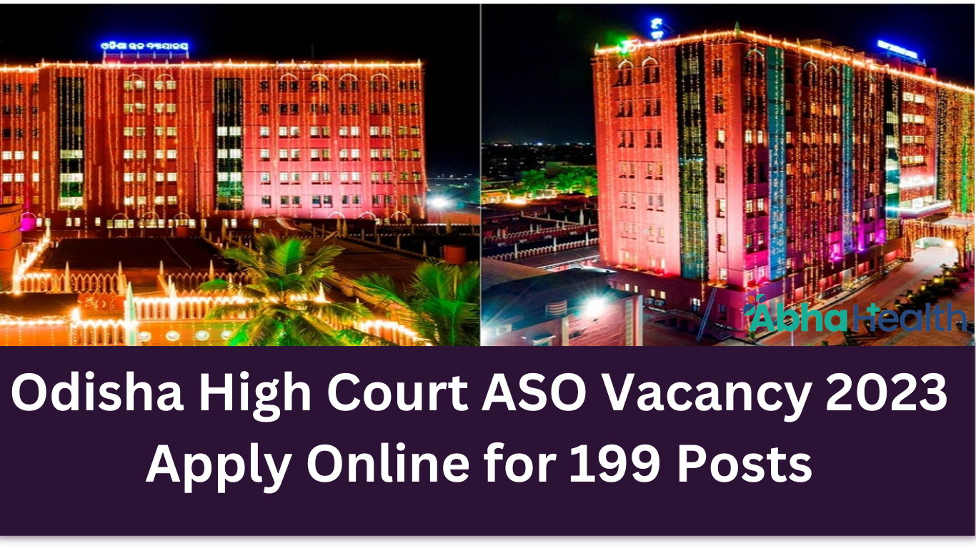 Odisha High Court ASO Vacancy 2023