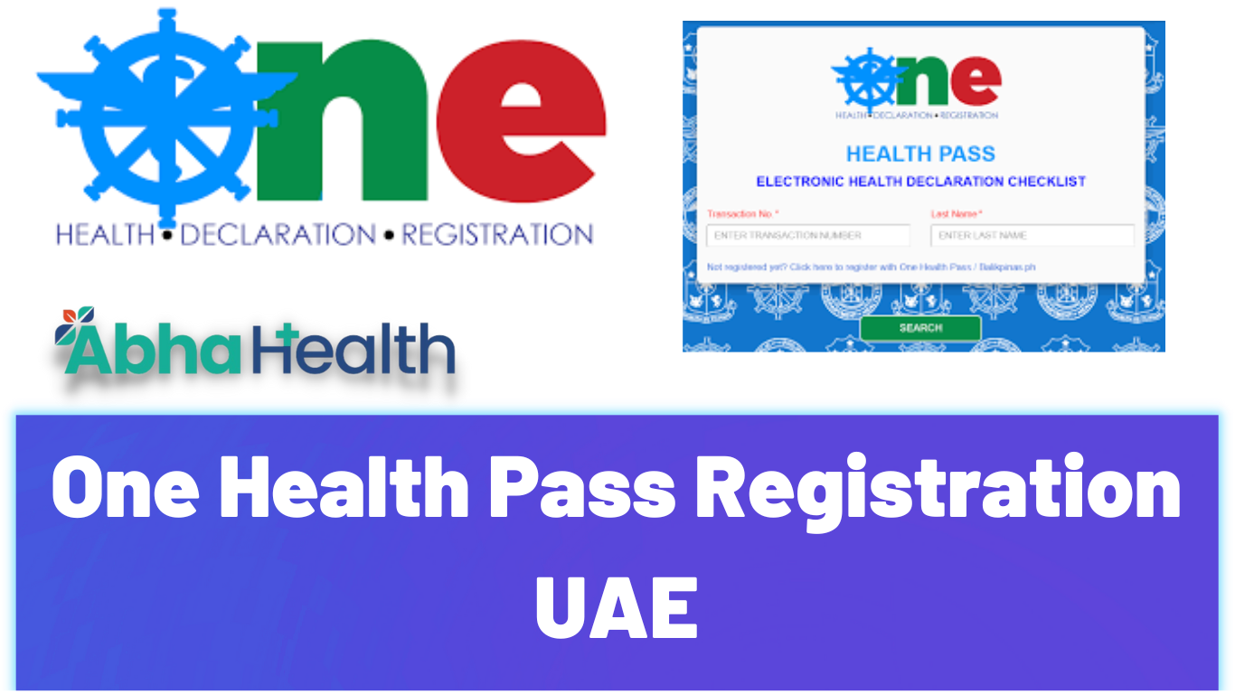 One Health Pass Registration UAE