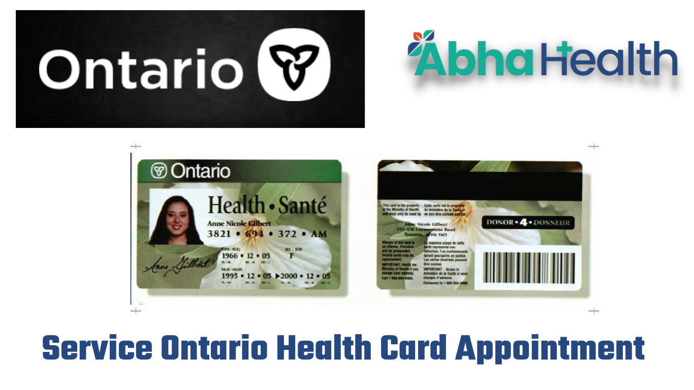 Service Ontario Health Card Appointment