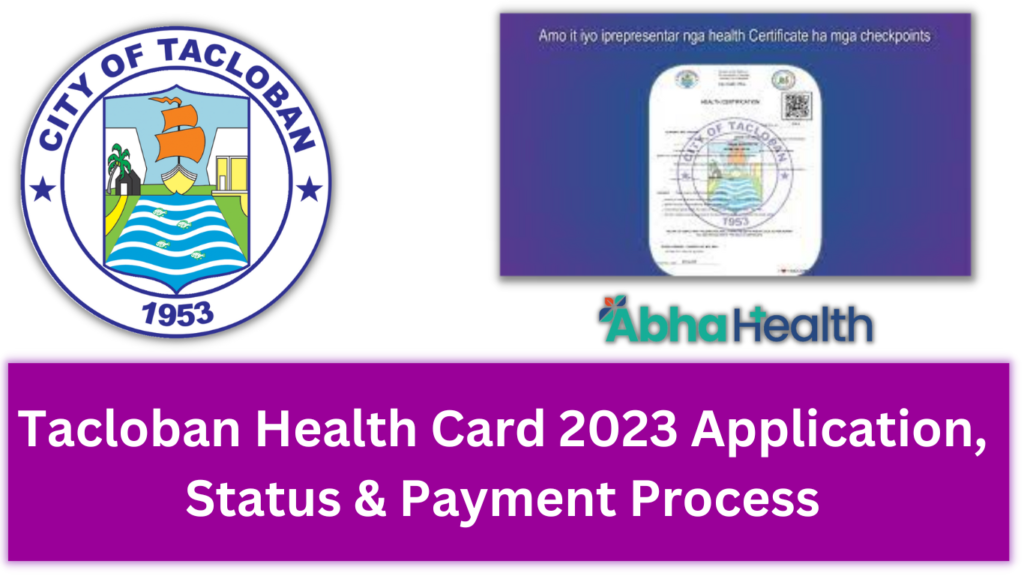 Tacloban Health Card 2023