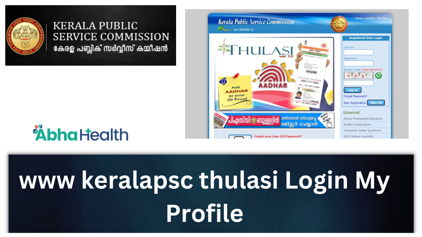 www keralapsc thulasi Login My Profile
